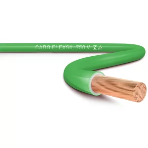 Cabo Flexivel 2,5 mm 750V VERDE VENDIDO POR METRO Sil